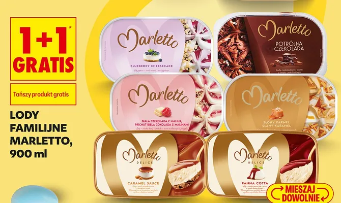 Lody Blueberry Cheesecake promocja w Biedronka