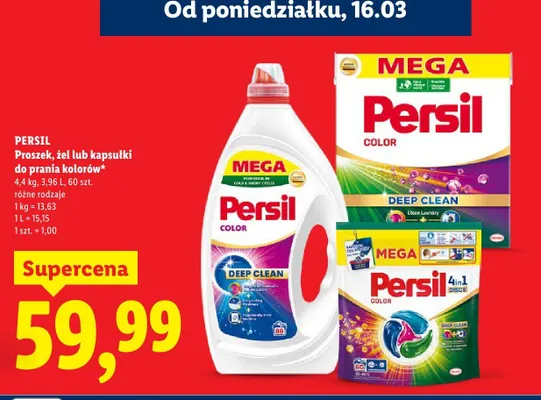 Kapsułki do prania kolorów promocja w Lidl