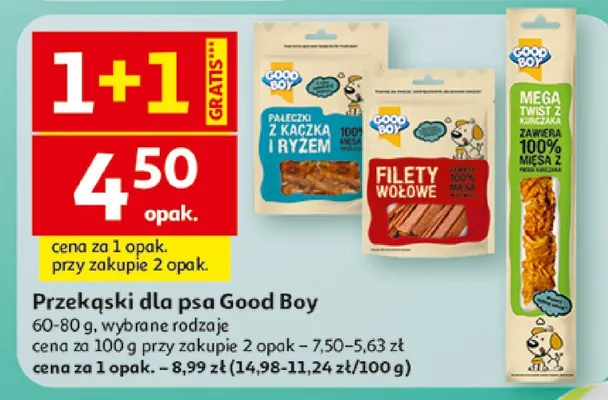 Przekąski dla psa Good Boy promocja w Auchan