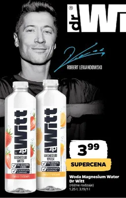 Woda Magnesium Water promocja w Netto
