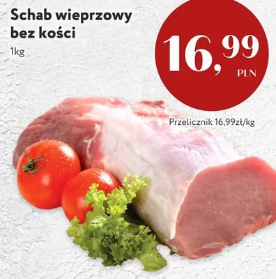 Schab wieprzowy bez kości promocja w Market Point