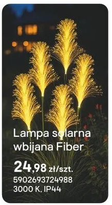 Lampa solarna wbijana Fiber promocja w Castorama