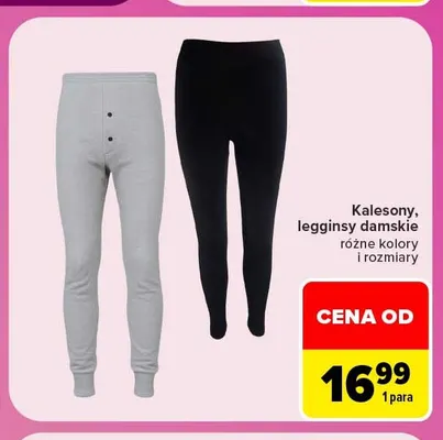 Legginsy damskie promocja w Carrefour