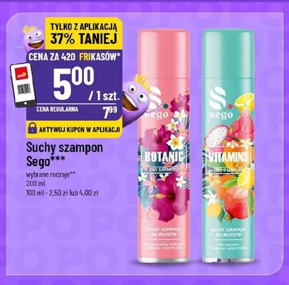 Suchy szampon Sego promocja w POLOmarket