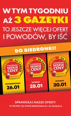 Od czwartku, Z ladą tradycyjną, strona 1 promocja w Biedronka