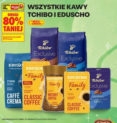 Kawa ziarnista Tchibo Exclusive Original promocja w Biedronka