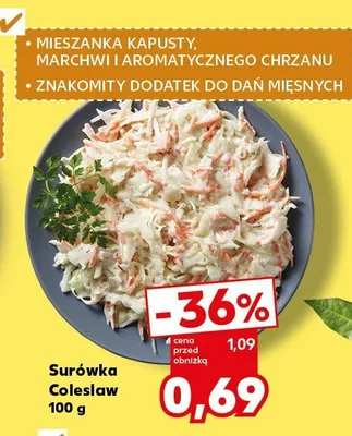 Surówka Coleslaw promocja w Kaufland