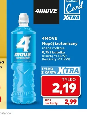 Napój izotoniczny 4MOVE promocja w Kaufland