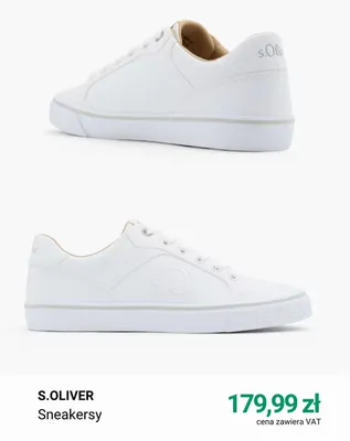 Sneakersy s.Oliver promocja w Deichmann
