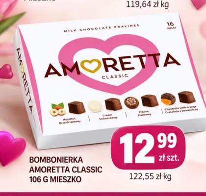 Bombonierka Amoretta Classic Mieszko promocja w emma MARKET