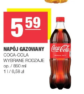 Napój gazowany Coca-Cola promocja w SPAR