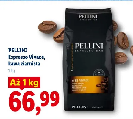 Espresso Vivace, kawa ziarnista promocja w Lidl