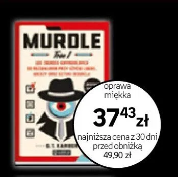 Książka Murdle Tom 1 promocja w Empik