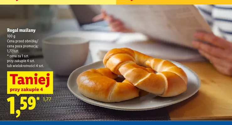 Rogal maślany promocja w Lidl