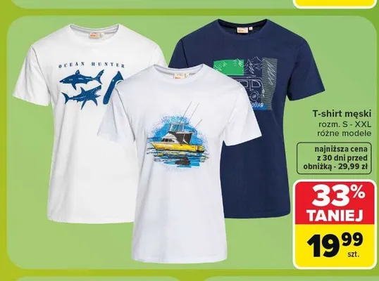 T-shirt męski promocja w Carrefour