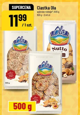 Ciastka wybrane rodzaje promocja w POLOmarket