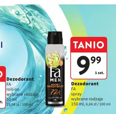 Dezodorant spray wybrane rodzaje promocja w Intermarche