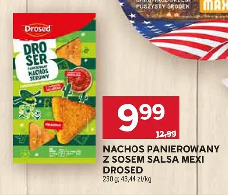 Nachos panierowany z sosem salsa mexi Drosed promocja w Stokrotka