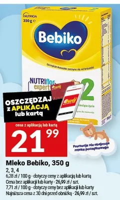 Mleko Bebiko, 350g promocja w Twój Market