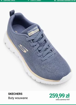 Buty wsuwane Skechers Lite-Weight promocja w Deichmann