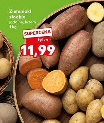 Ziemniaki słodkie jadalne luzem promocja w Kaufland
