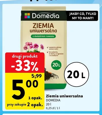 Ziemia uniwersalna Domédia promocja w Intermarche