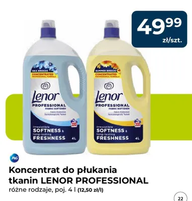 Koncentrat do płukania tkanin Lenor Professional Sea Breeze promocja w PSB Mrówka