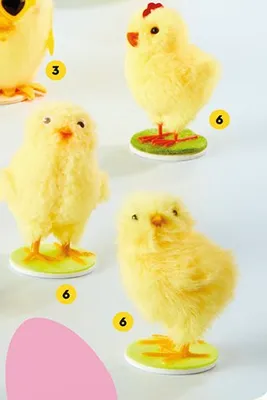 Kurczaczek do koszyczka wielkanocnego, 8 cm promocja w Biedronka