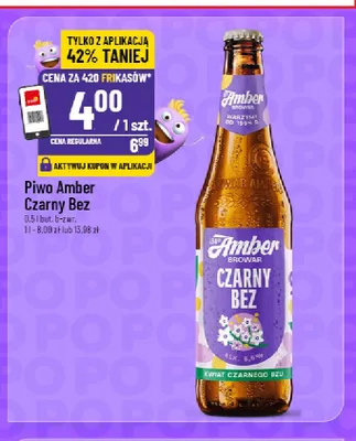 Piwo Amber Czarny Bez promocja w POLOmarket