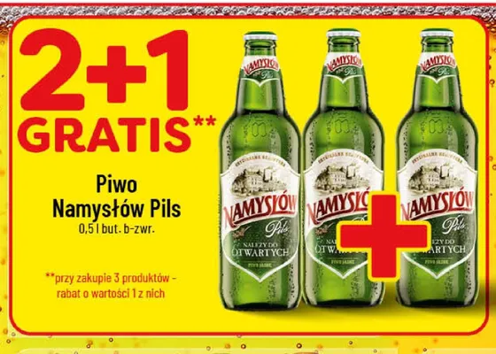 Piwo Namysłów Pils promocja w POLOmarket
