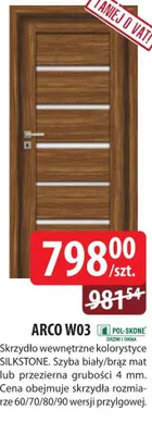 Skrzydło wewnętrzne ARCO W03 promocja w Dobre Dla Domu