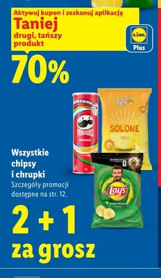 Chipsy i chrupki promocja w Lidl