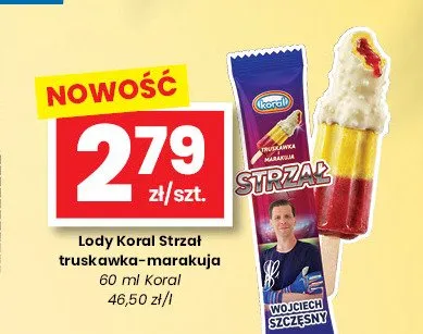 Lody Koral Strzał truskawka-marakuja promocja w emma MARKET