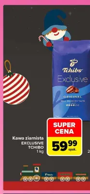 Kawa ziarnista Exclusive Tchibo promocja w Carrefour