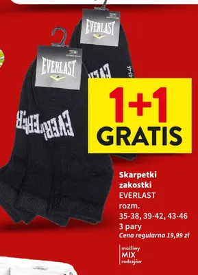 Skarpetki zakostki rozm. 35-38, 39-42, 43-46 3 pary promocja w Intermarche