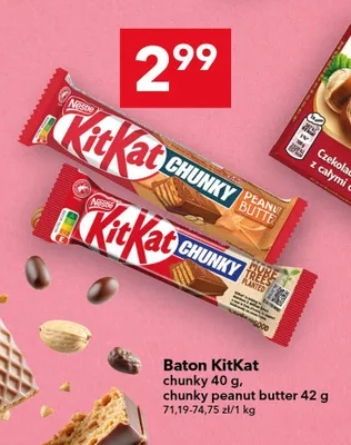Baton KitKat Chunky promocja w LEWIATAN