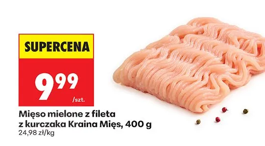 Mięso mielone z fileta z kurczaka promocja w Biedronka