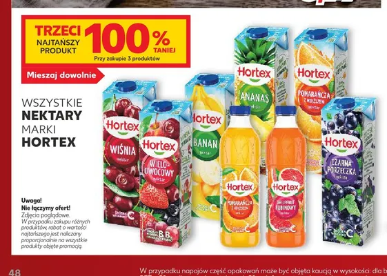 Nektar grejpfrut rubinowy Hortex promocja w Kaufland