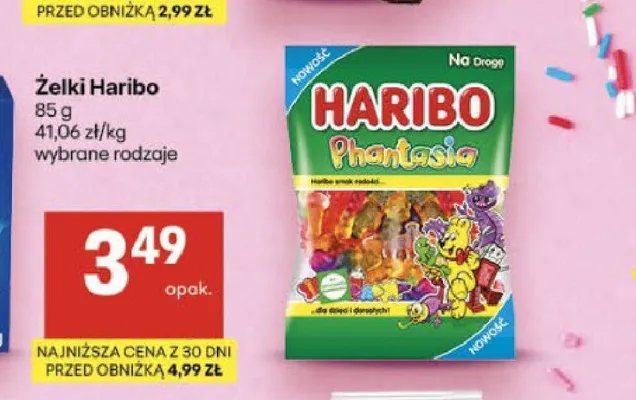 Żelki Haribo Phantasia promocja w Delikatesy Centrum