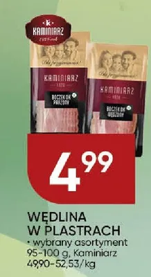 Wędlina w plastrach Kaminiarz wybrany asortyment promocja w Chata Polska