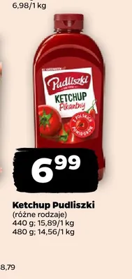 Ketchup łagodny Pudliszki promocja w Netto