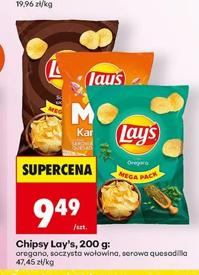 Chipsy Lay's oregano promocja w Biedronka