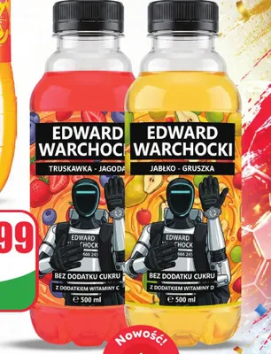 Napój niegazowany Edward Warchocki Truskawka - Jagoda promocja w Dino
