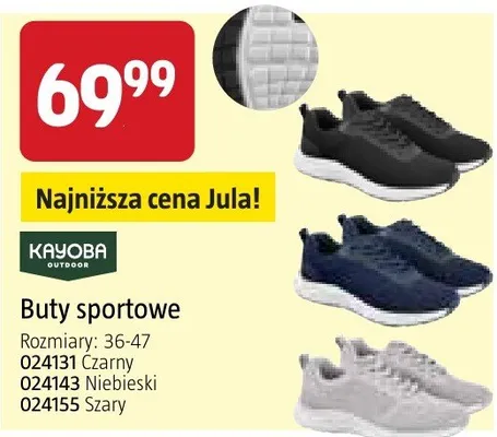 Buty sportowe promocja w Jula