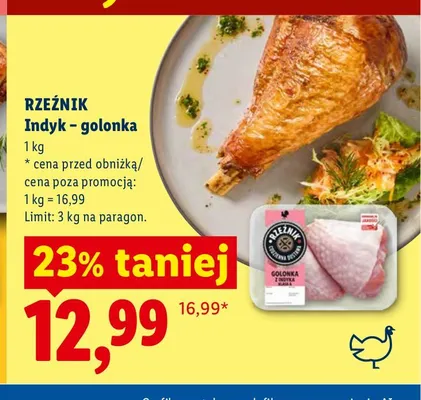 Golonka z indyka Rzeźnik promocja w Lidl