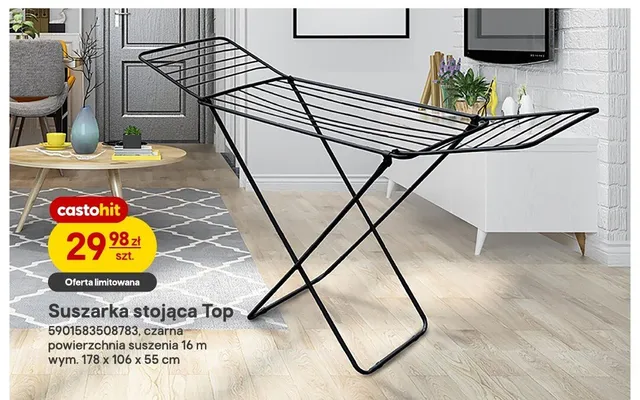 Suszarka stojąca Top promocja w Castorama