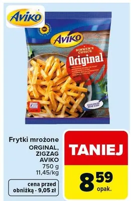 Frytki mrożone ORGINAŁ, ZIGZAG różne rodzaje promocja w Carrefour Market