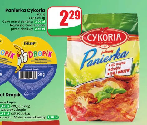 Panierka Cykoria promocja w Dino
