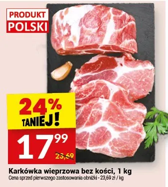 Karkówka wieprzowa bez kości promocja w Twój Market