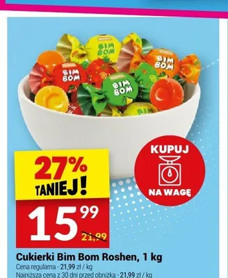Cukierki Bim Bom Roshen promocja w Twój Market